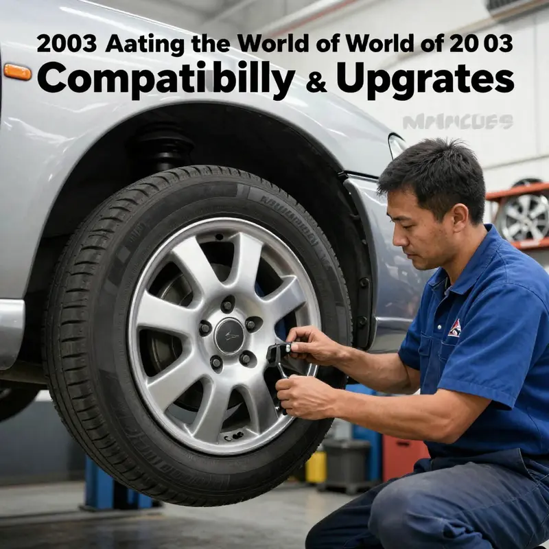 Comparison of different rim styles specifically for the 2003 Mitsubishi Eclipse, highlighting their specifications.