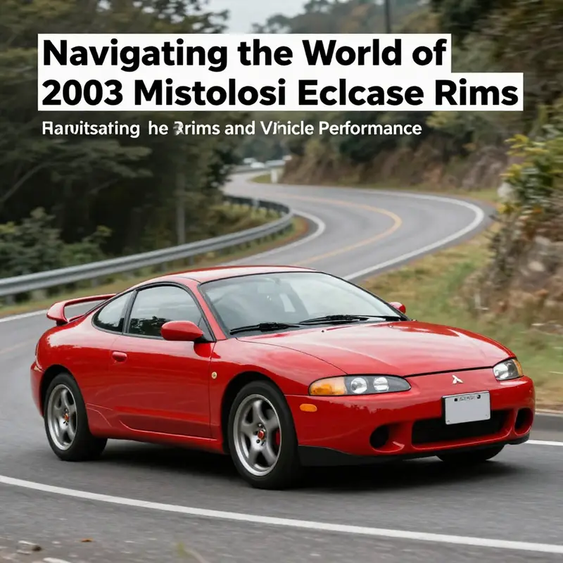 Comparison of different rim styles specifically for the 2003 Mitsubishi Eclipse, highlighting their specifications.