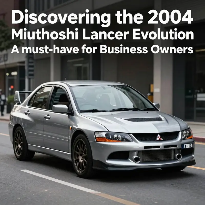 The dynamic design of the 2004 Mitsubishi Lancer Evolution VIII reflects its sporty performance and appeal.