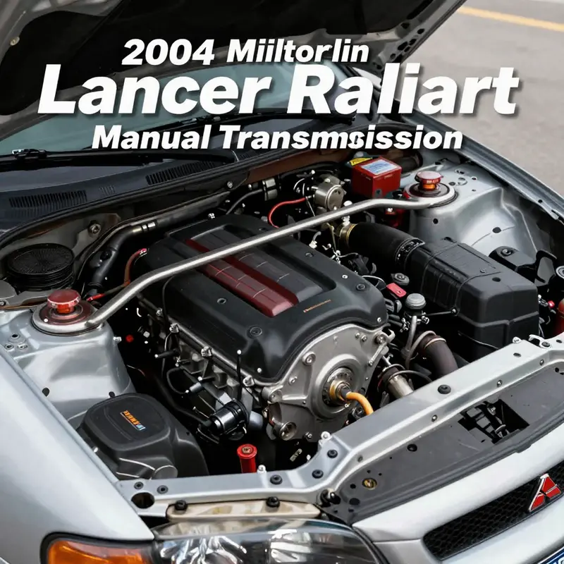 The sporty profile of the 2004 Mitsubishi Lancer Ralliart highlights its appeal among performance enthusiasts.