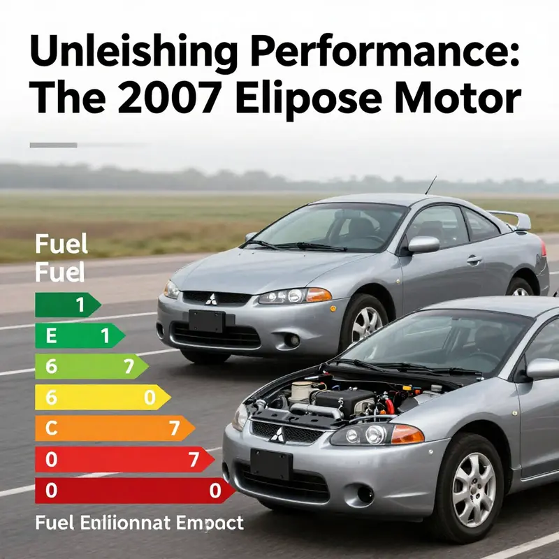 The intricate design of the 2.4-liter MIVEC engine that powers the 2007 Mitsubishi Eclipse.
