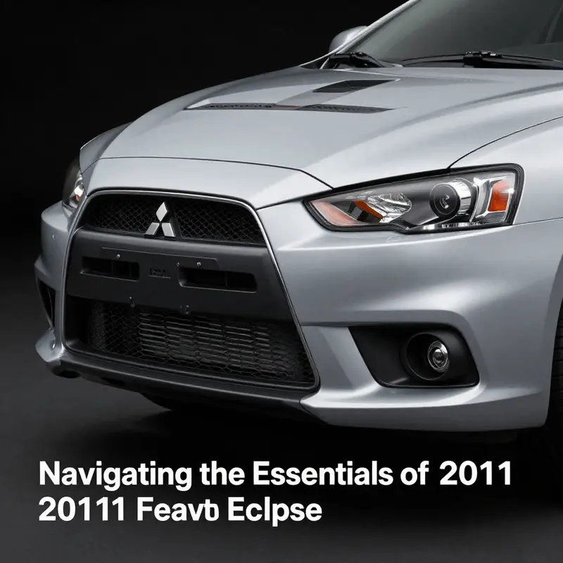 Compatibility details of the 2011 Mitsubishi Eclipse front bumper.