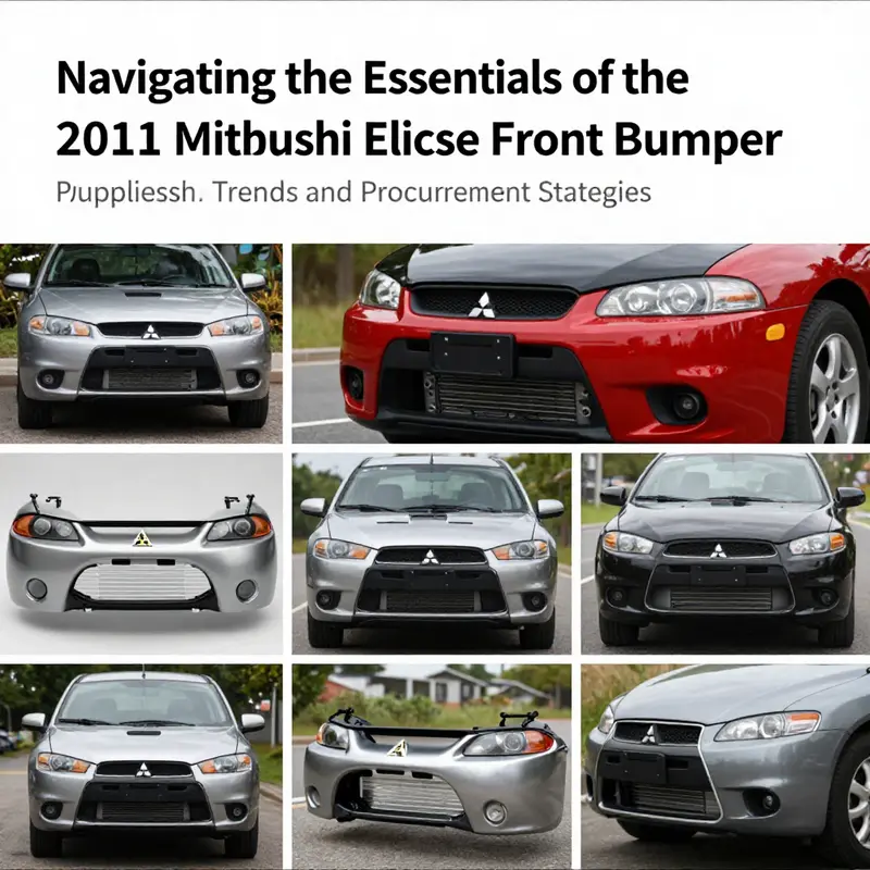 Compatibility details of the 2011 Mitsubishi Eclipse front bumper.