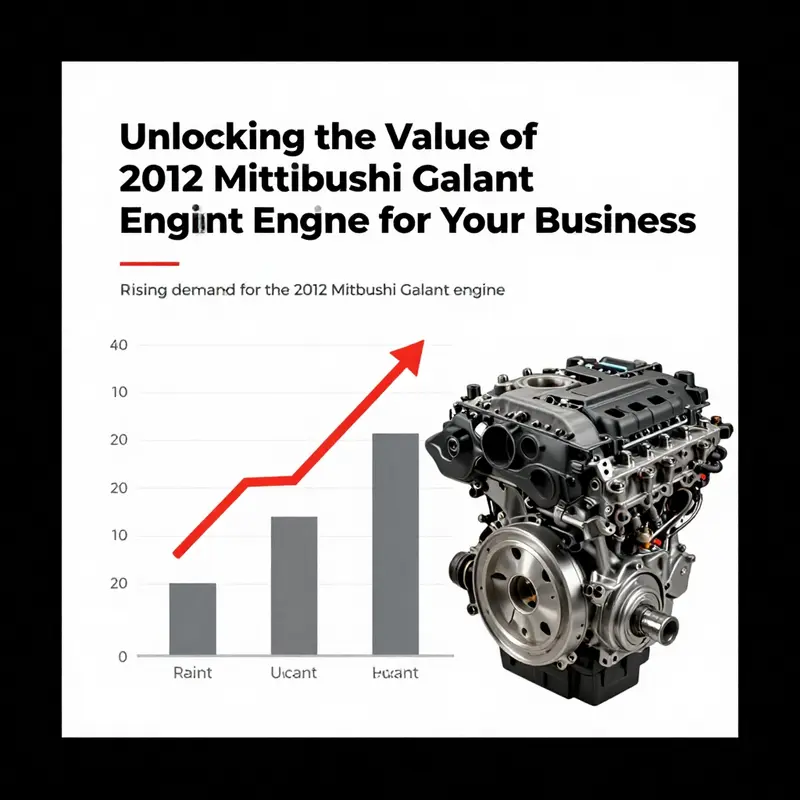 The 2012 Mitsubishi Galant engine available for sale, highlighting its components and market pricing.