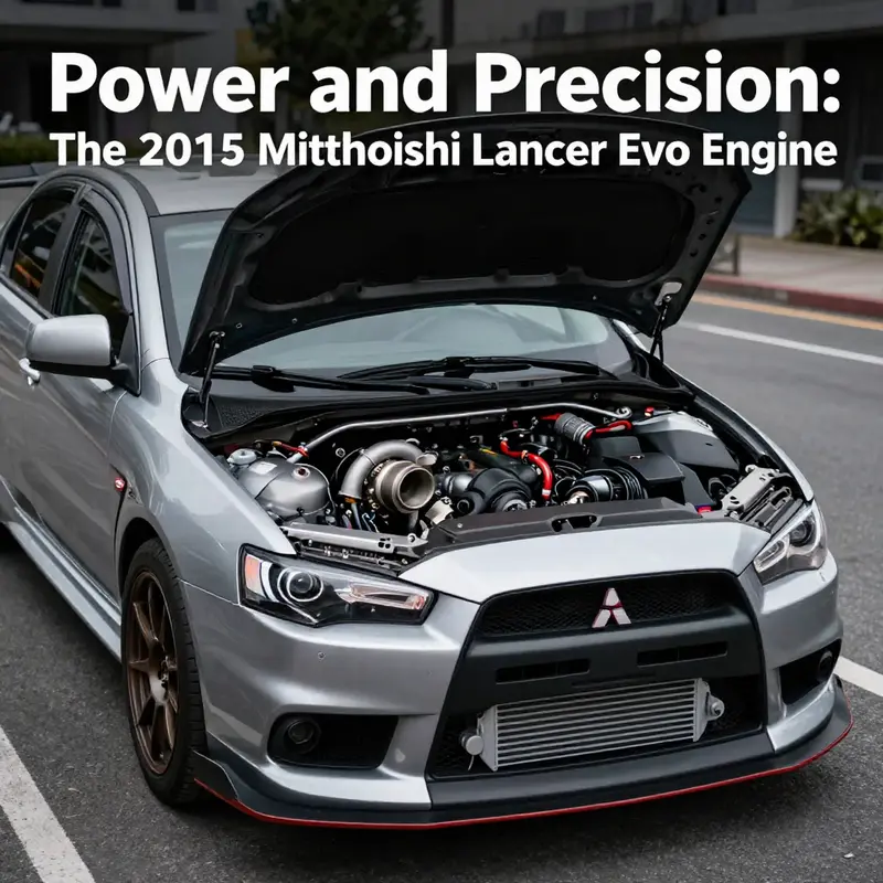 Detailing the robust engine specifications of the 2015 Mitsubishi Lancer Evo.