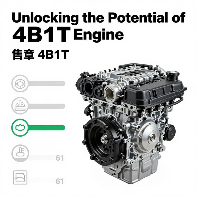 An overview of the 4B11T engine highlighting its market presence and sales details.