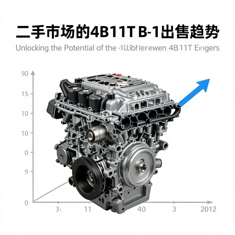 An overview of the 4B11T engine highlighting its market presence and sales details.