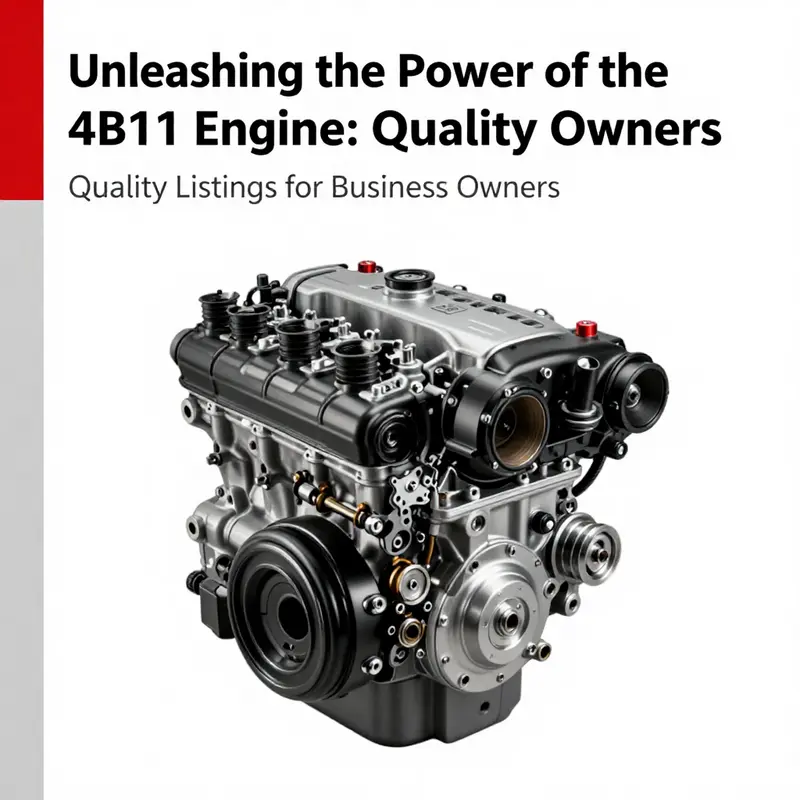 Current sales listings of the Mitsubishi 4B11 engines available on eBay.