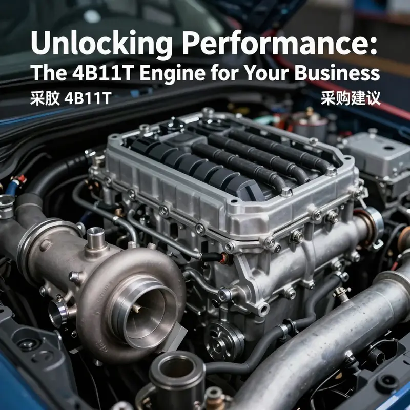 The powerful 4B11T engine featuring advanced turbocharging and high-performance specs.