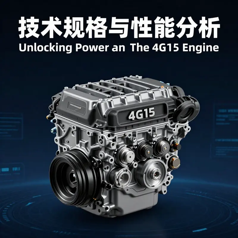 Technical specifications of the Mitsubishi 4G15 engine.