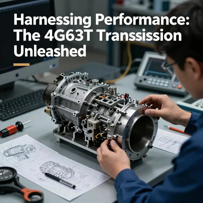The core characteristics of the 4G63T transmission highlighting its capability to handle high performance.