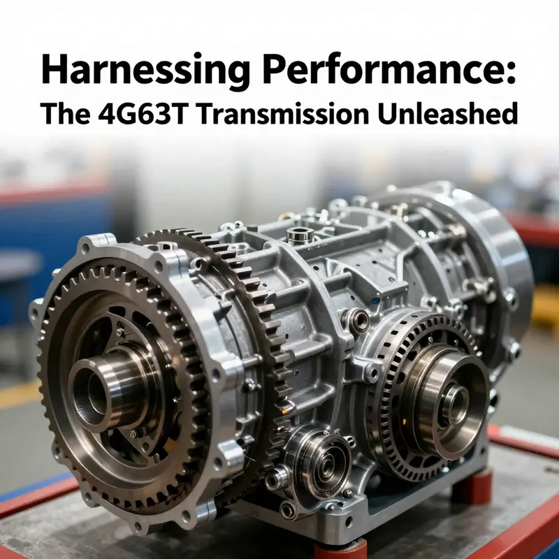 The core characteristics of the 4G63T transmission highlighting its capability to handle high performance.