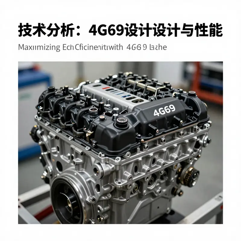 The intricacies of the 4G69 engine design, highlighting its advanced DOHC and MIVEC technologies.