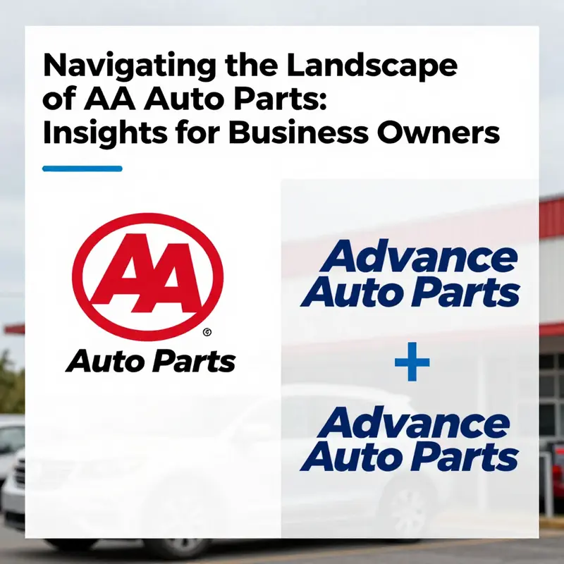 Comparison of AA Auto Parts and Advance Auto Parts highlighting their different focuses.