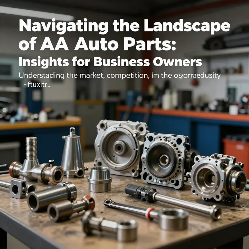 A comprehensive view of various auto parts displayed in a professional workshop setting, demonstrating the auto parts industry's vibrancy.