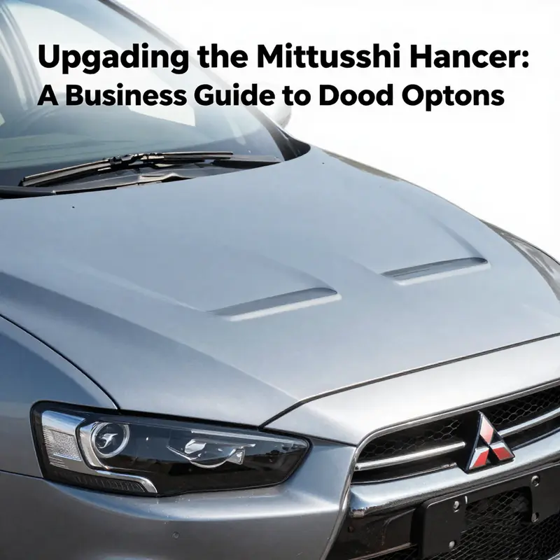 OEM replacement hood for Mitsubishi Lancer emphasizing quality and fitment.