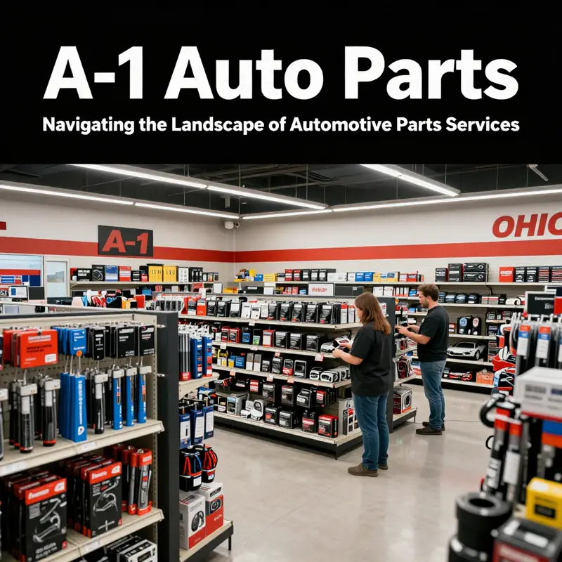 A glimpse into the A-1 Auto Parts store in Ohio, illustrating their operations and structure.