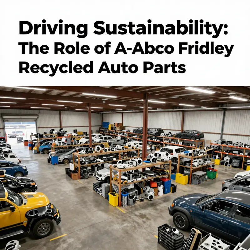 A wide-angle view of A-Abco’s inventory, showcasing their extensive range of auto parts.