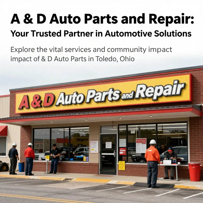 An image of the storefront of A & D Auto Parts and Repair, reflecting its role as a vital local automotive service provider.