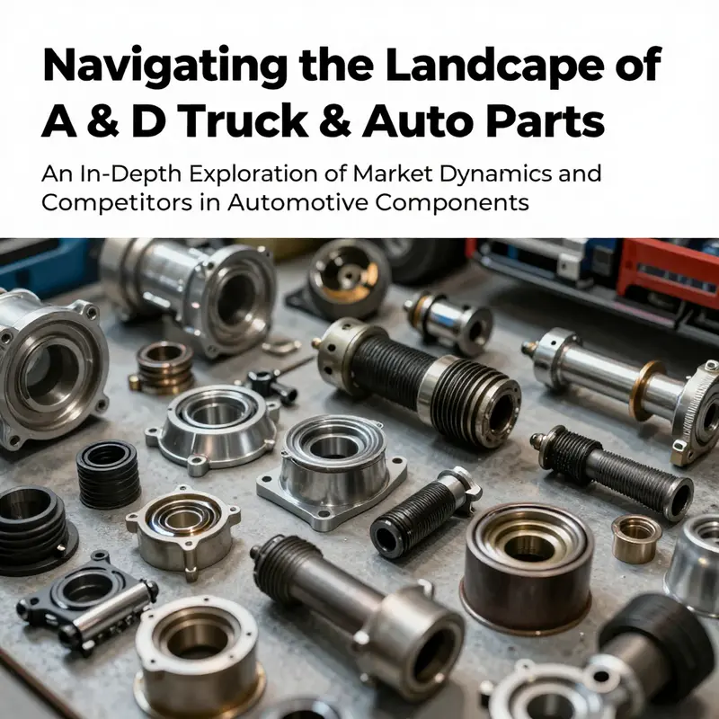 An image showcasing a variety of automotive parts, symbolizing A & D Truck & Auto Parts and the broader industry landscape.