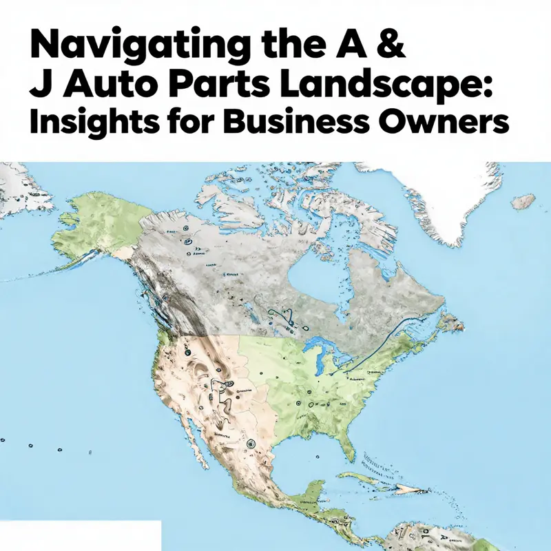 A lively scene from A & J Auto Parts in California, emphasizing their active engagement in the automotive market.