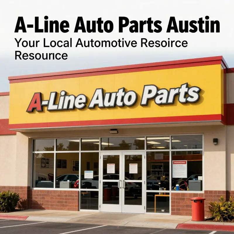 A-Line Auto Parts storefront with customers entering and exiting, reflecting community engagement and good service.