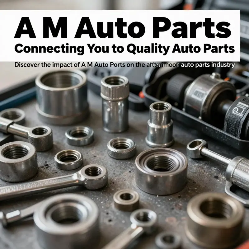 A colorful assortment of automotive parts and tools showcasing quality and variety.