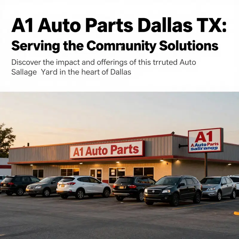 A scenic view of the A1 Auto Parts building during sunset, highlighting the establishment and its surroundings.