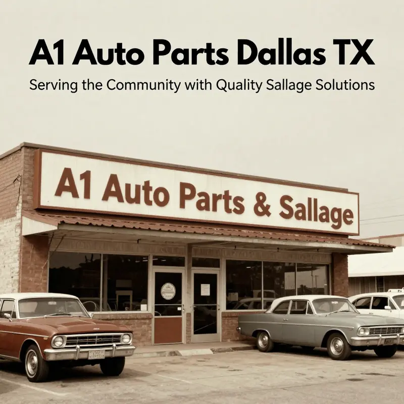 A historical snapshot of A1 Auto Parts, highlighting its roots in the Dallas community.