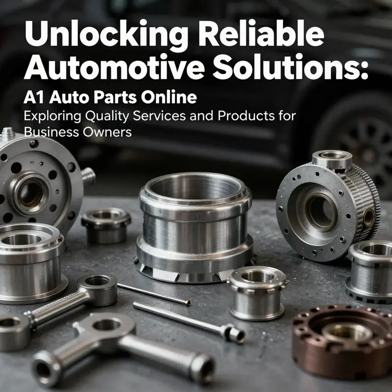 An assortment of automotive parts and tools representing the quality and range available at A1 Auto Parts Online.