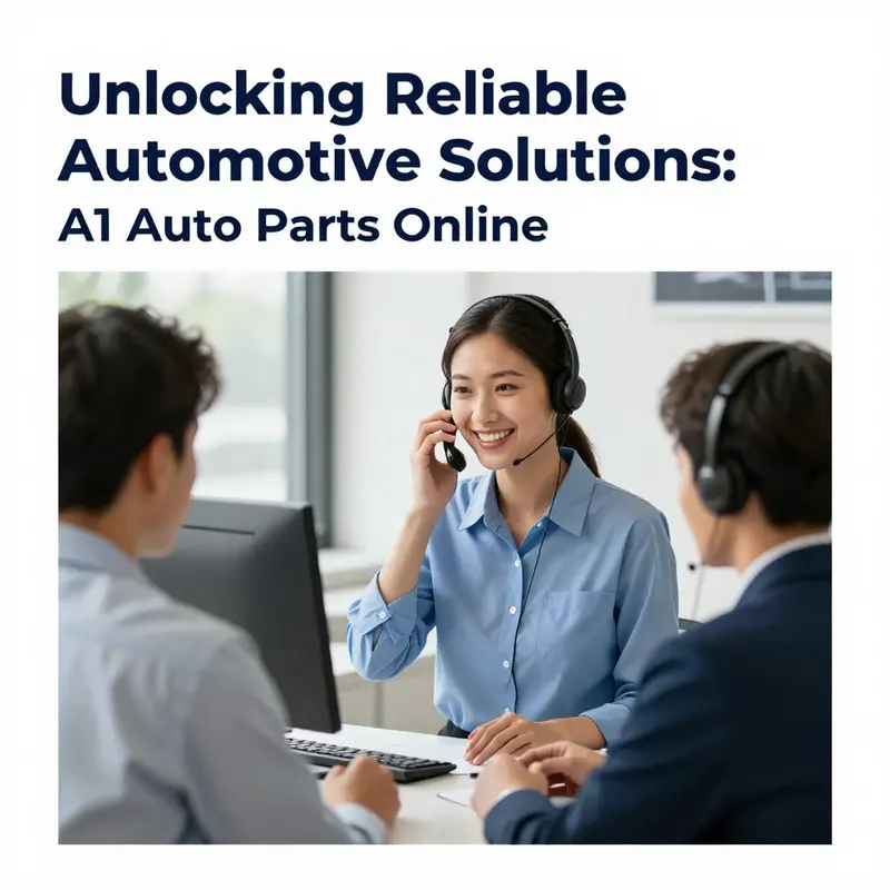 The A1 Auto Parts Online website illustrates ease of access to quality automotive parts.