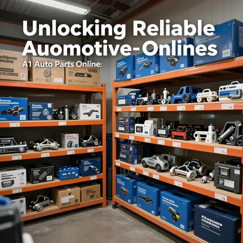The A1 Auto Parts Online website illustrates ease of access to quality automotive parts.