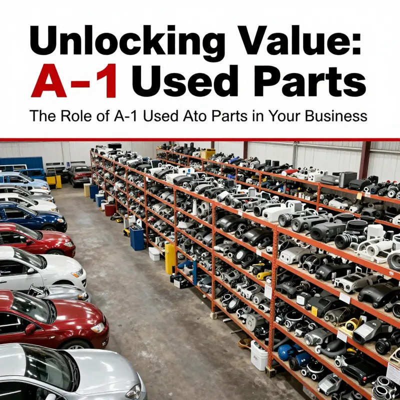 A panoramic view highlighting the extensive inventory available at A-1 Used Auto Parts.