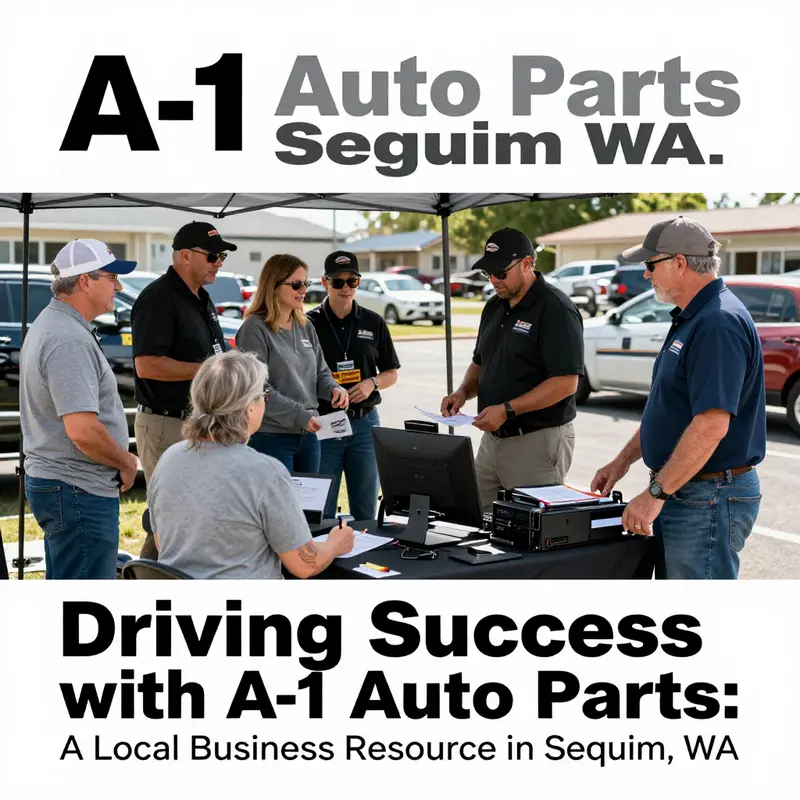 The A-1 Auto Parts storefront in Sequim, WA, showcasing its inviting layout and local presence.