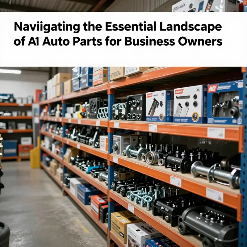 A comprehensive view of the diverse product range available at A1 Auto Parts.