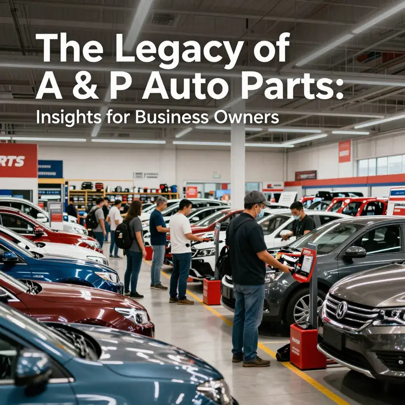 Historical perspective of A & P Auto Parts reflecting its early days and evolution.
