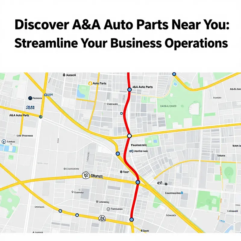 A&A Auto Parts store exterior highlighting visibility and access for potential customers.