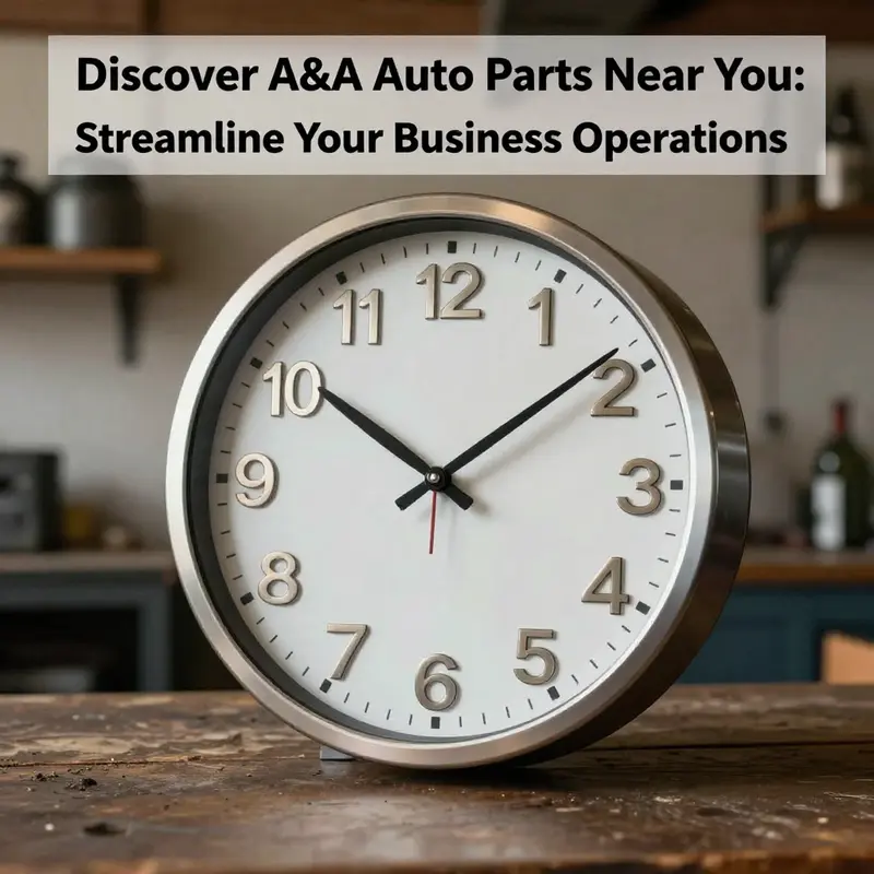 A&A Auto Parts store exterior highlighting visibility and access for potential customers.