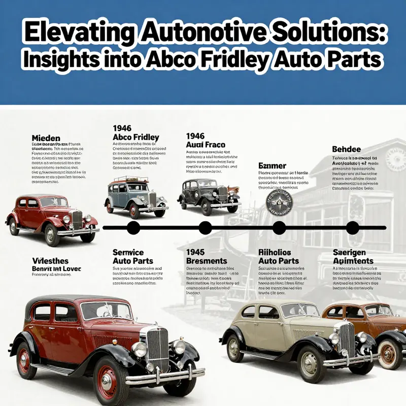 The evolution of Abco Fridley Auto Parts, showcasing its journey through decades of service and innovation.