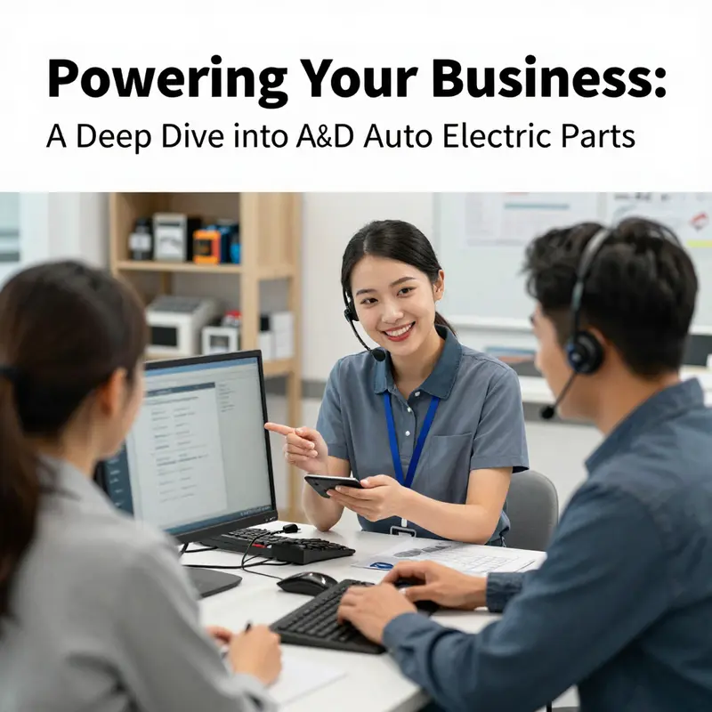 A detailed view of A&D Auto Electric Parts highlighting its operational efficiency and organized product displays.