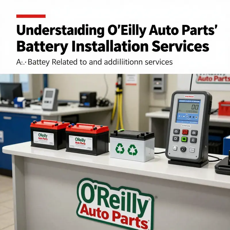 A customer receives assistance with battery installation at O’Reilly Auto Parts.