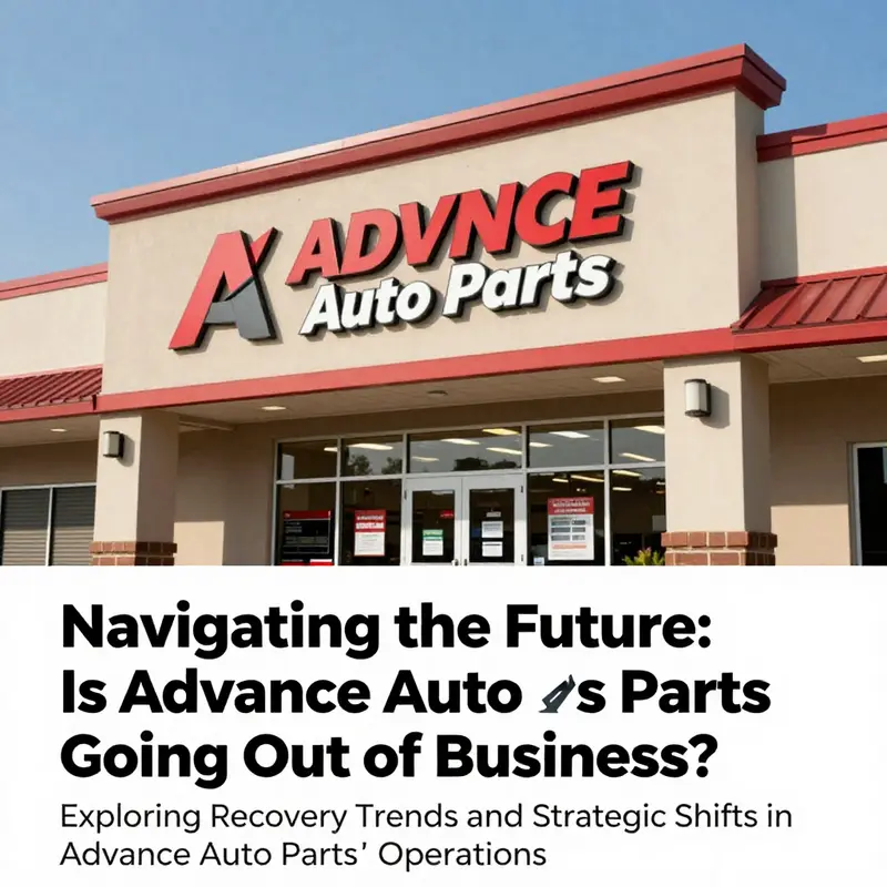 An image displaying the storefront of Advance Auto Parts symbolizing business continuity and growth.