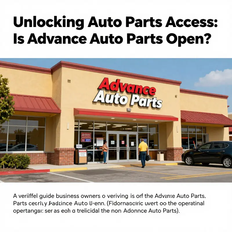 The exterior of an Advance Auto Parts store with customers, representing the focus on store accessibility.