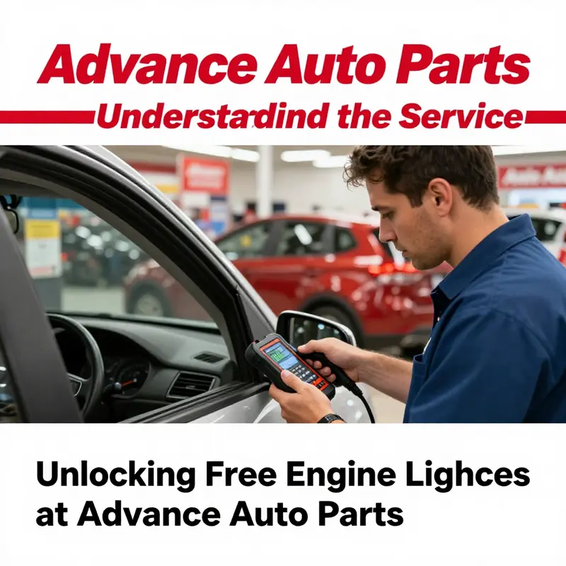 A technician performing free diagnostic scanning at Advance Auto Parts.