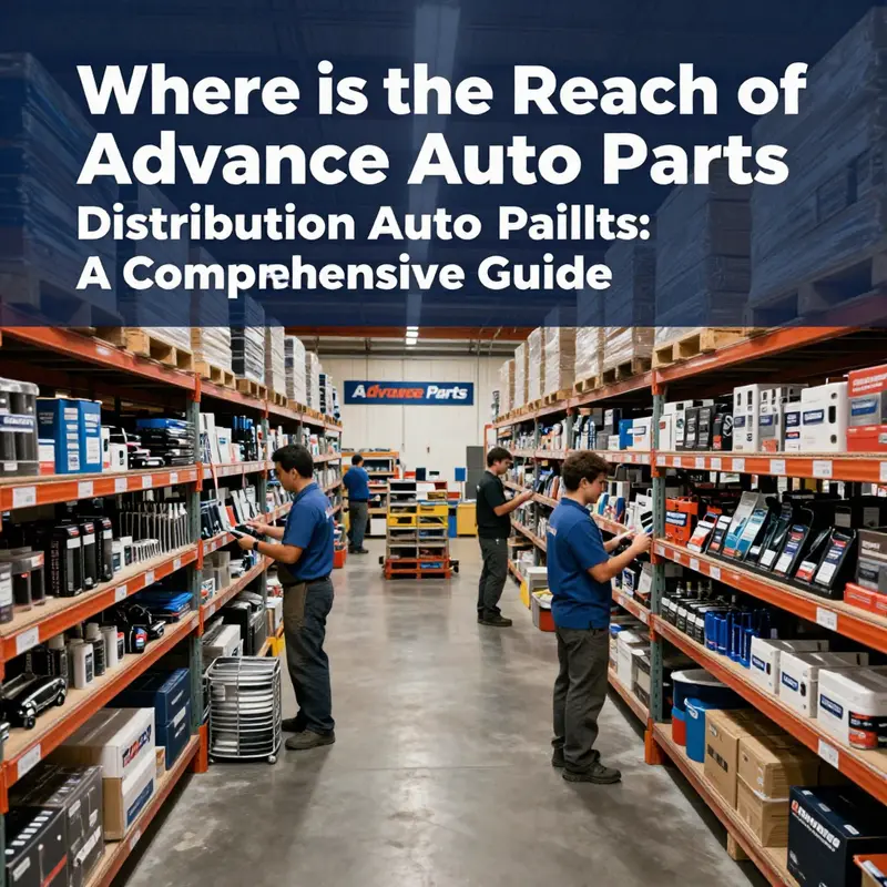 Map showing the extensive geographic presence of Advance Auto Parts across the U.S. and Canada.