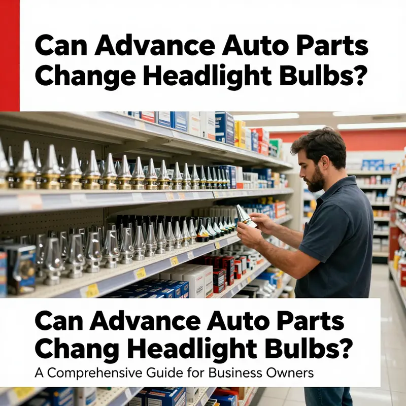Advance Auto Parts offers a variety of headlight bulbs but does not perform installations.