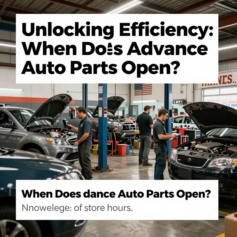 A representation of Advance Auto Parts’ general store hours.