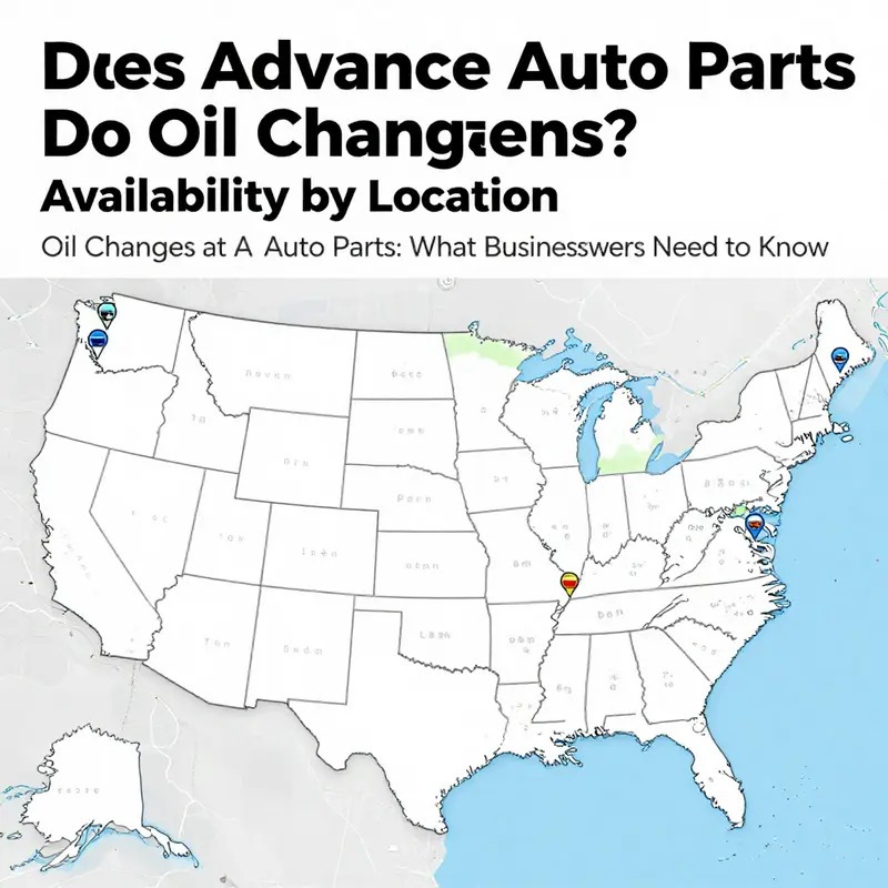 An overview of the automotive services offered at Advance Auto Parts including oil changes and maintenance.