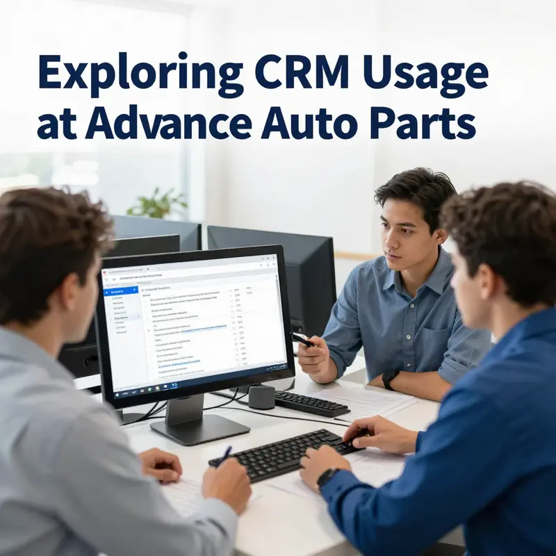 Sales and marketing team at Advance Auto Parts utilizing CRM for effective customer engagement.