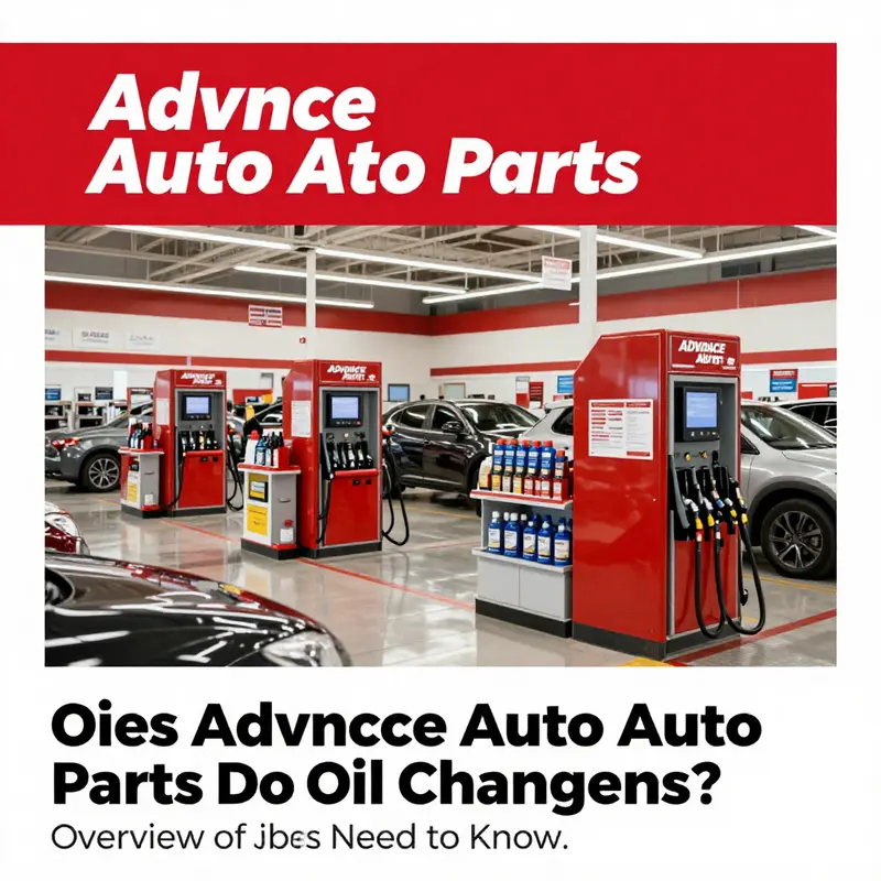 An overview of the automotive services offered at Advance Auto Parts including oil changes and maintenance.